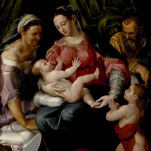 Sacra Famiglia con i santi Elisabetta e Giovannino